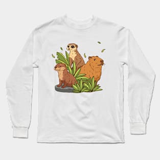 Animal Cartoon Wildlife Long Sleeve T-Shirt